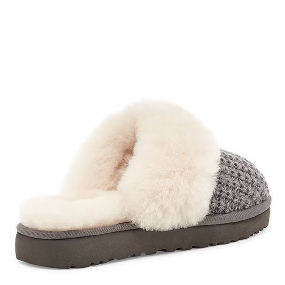 Ugg Cozy Knit Slippers in Charcoal Size 9 - Picture 2 of 10